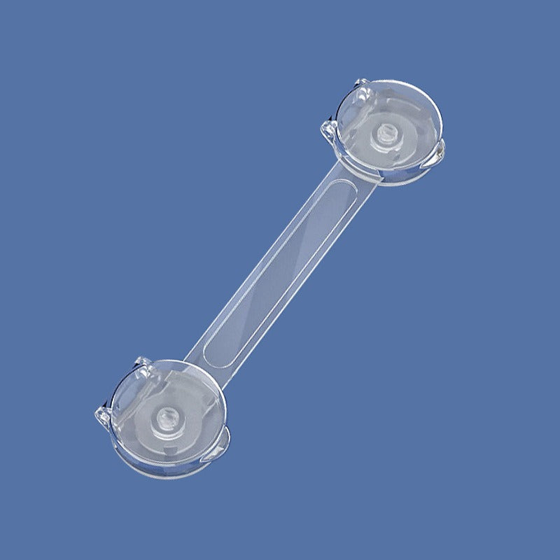 Infant and child safety lock buckle, anti opening drawer lock, cabinet door lock, refrigerator lock, multifunctional transparent