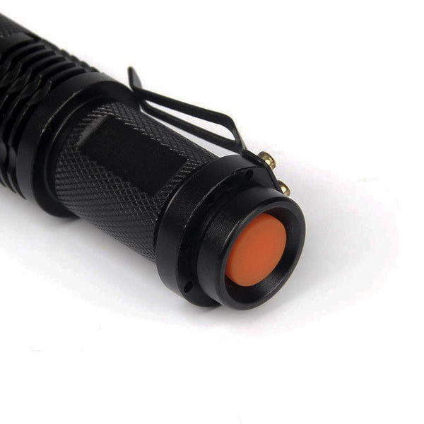 6PCS/Set Mini Flashlight Waterproof LED light Zoomable Torch AA 14500 battery  Torch Lamp
