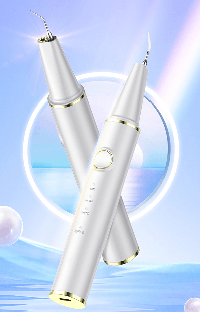 2-in-1 dental cleaning flushing instrument for removing dental calculus and plaque visualized true ultrasonic dental cleaner