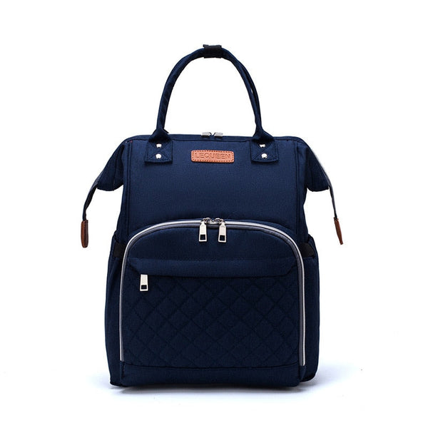 Lequeen Brand Diaper Bag Large Capacity USB Mummy Bag Travel Backpack Designer Nursing Bag for Baby Care