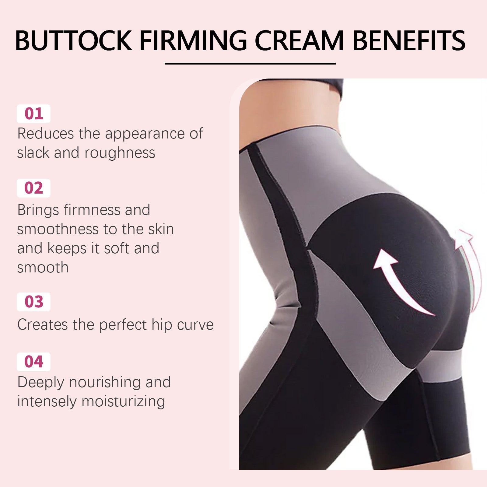 Butt Firming And Lifting Cream Highlights Curves, Lines, And Volumizing Butt Care Cream