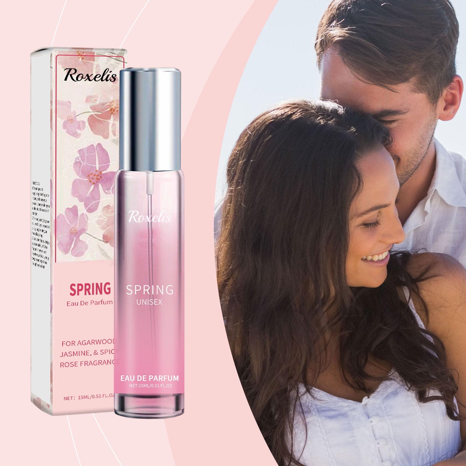Spring Perfume Spicy Rose Fresh Natural Light Fragrance Portable Fragrance Exudes Personal Charm Perfume