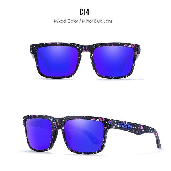 Classic polarized sunglasses for men and women ultra light driving glasses colorful real film sunglasses