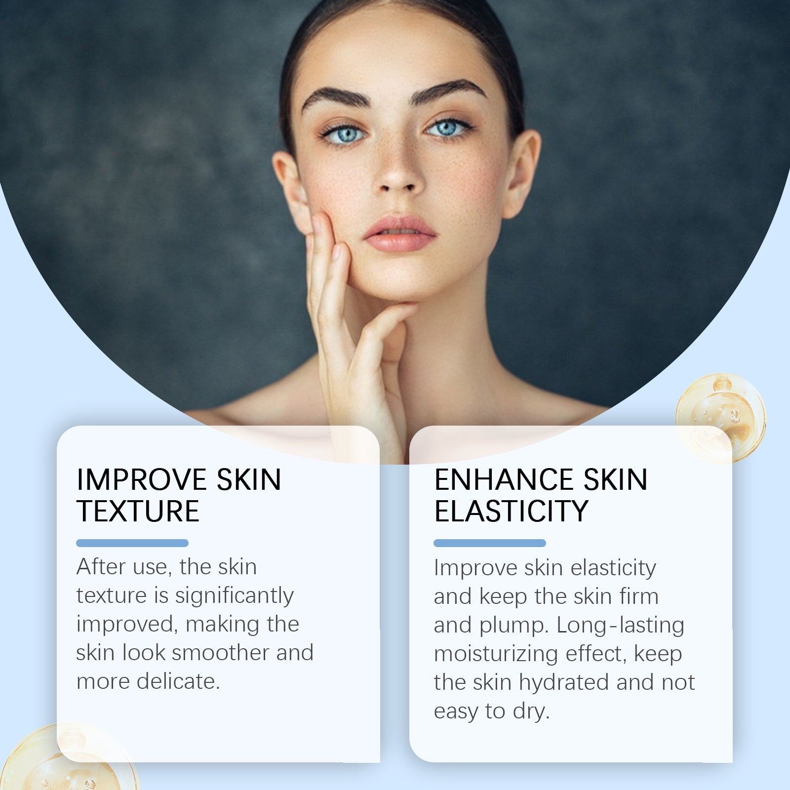 Hyaluronic Acid Essence Hydrates And Moisturizes Skin, Gently Repair Acne And Tighten Pores