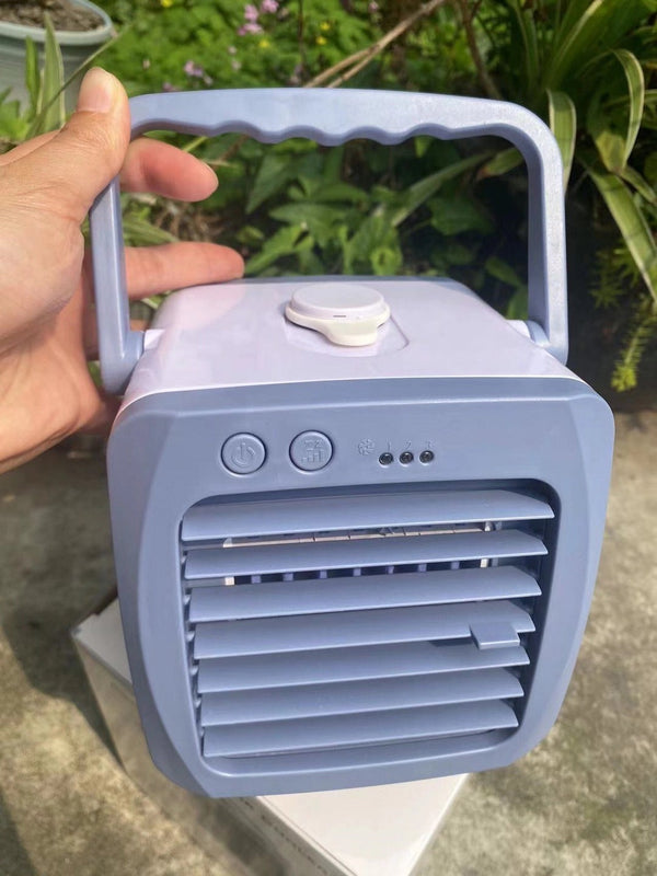 Mini spray Air Cooler Household Desktop Small Air Cooler USB Portable Mobile Air Conditioner Fan