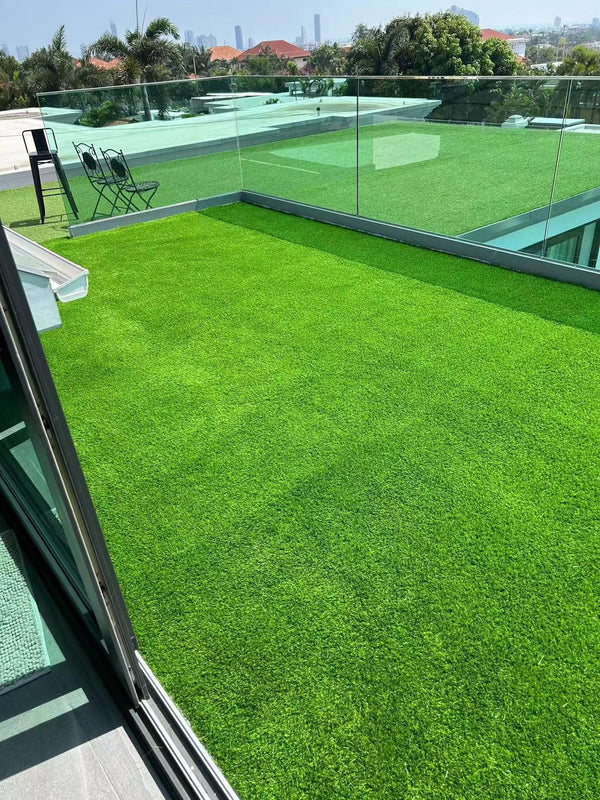 3FTX5FT Outdoor Artificial Grass Runway Blanket, Thick and Realistic Fake Grass Roll Decoration 1.38 