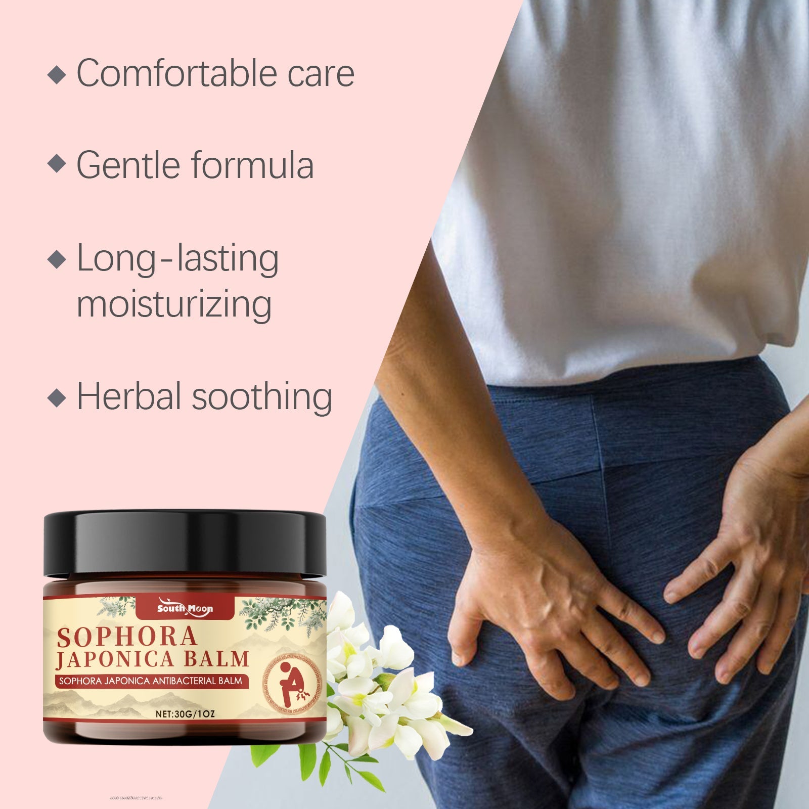 Herbal Care Cream Relieves Discomfort Repair Body Herbal Ingredients Gentle Care Soothing Cream