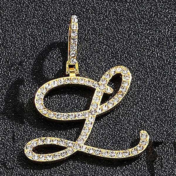Hip hop accessories grass letter pendant melon seed buckle Cuban chain accessory