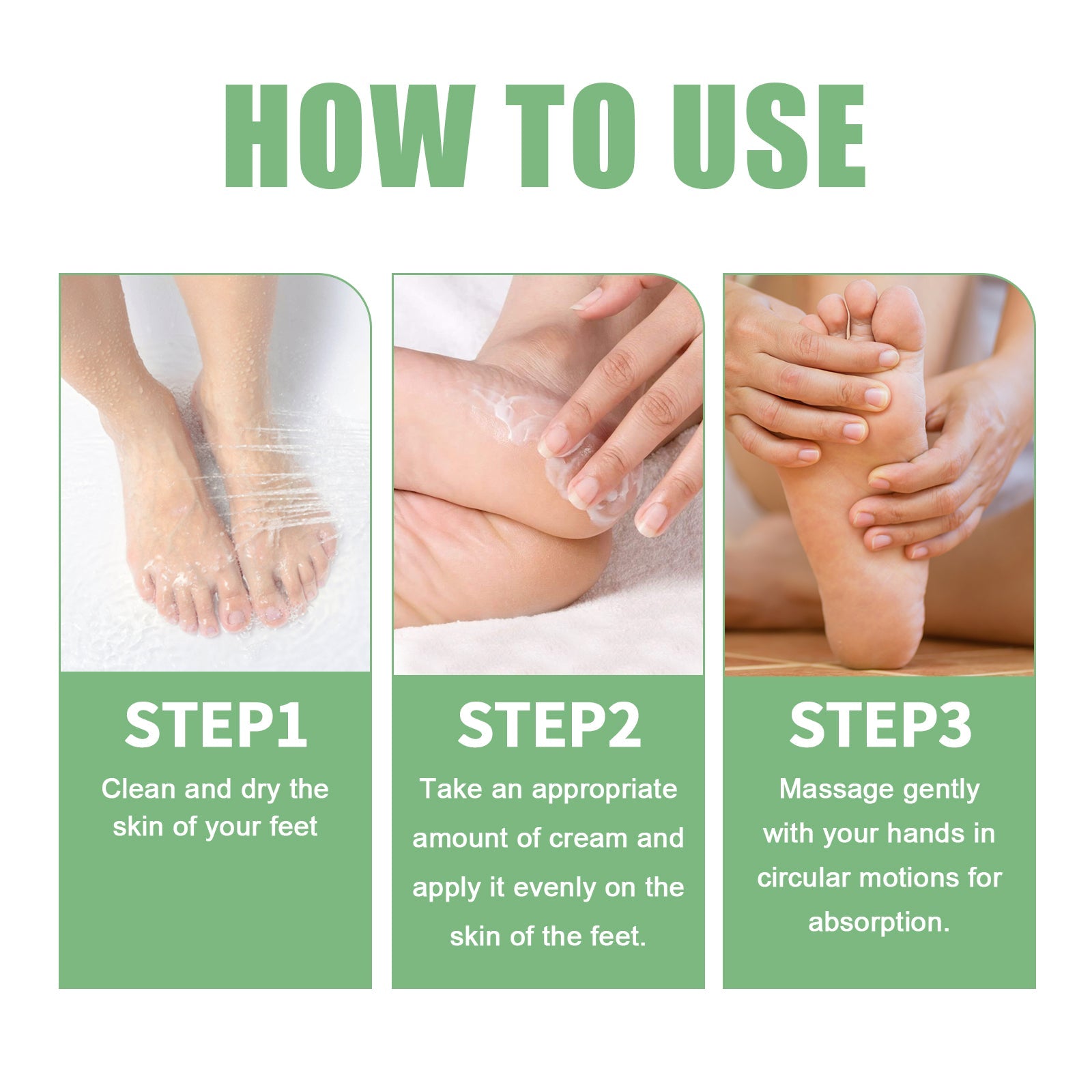 Peppermint Foot Cream, Repair The Foot Prevent Weather-Shack Desquamate Cracked Heels Moisturize Foot Care Cream