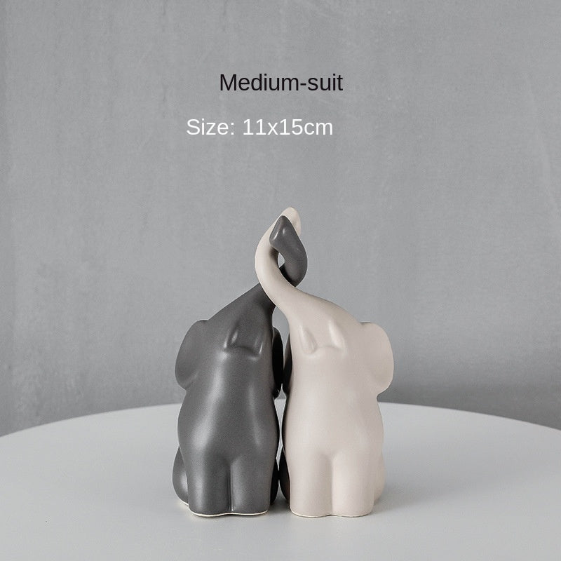 European Home Decor Adorable Couple Figurine Craft Wine Cabinet Ornament Valentine's Day Gift for Girlfriend