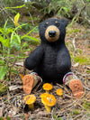 Canadian Black Bear Wool Sculpture