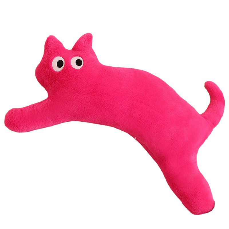 Dopamine Long Bar Cat Pillow Cat Plush Toy Living Room Cushion