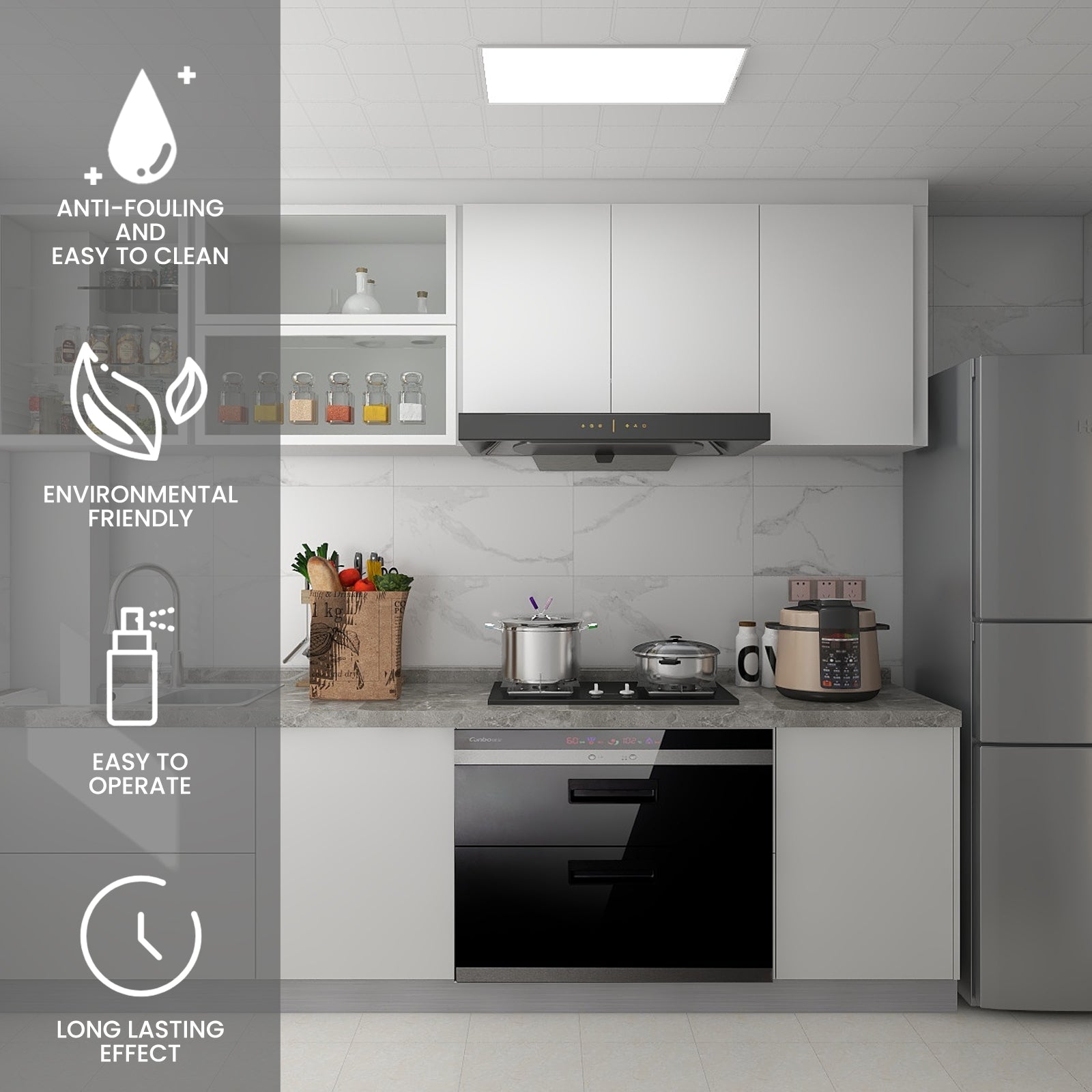 All Purpose Cleaner, Kitchen Dust Stains Heavy Oil Cleaning And Rust Removal Spray