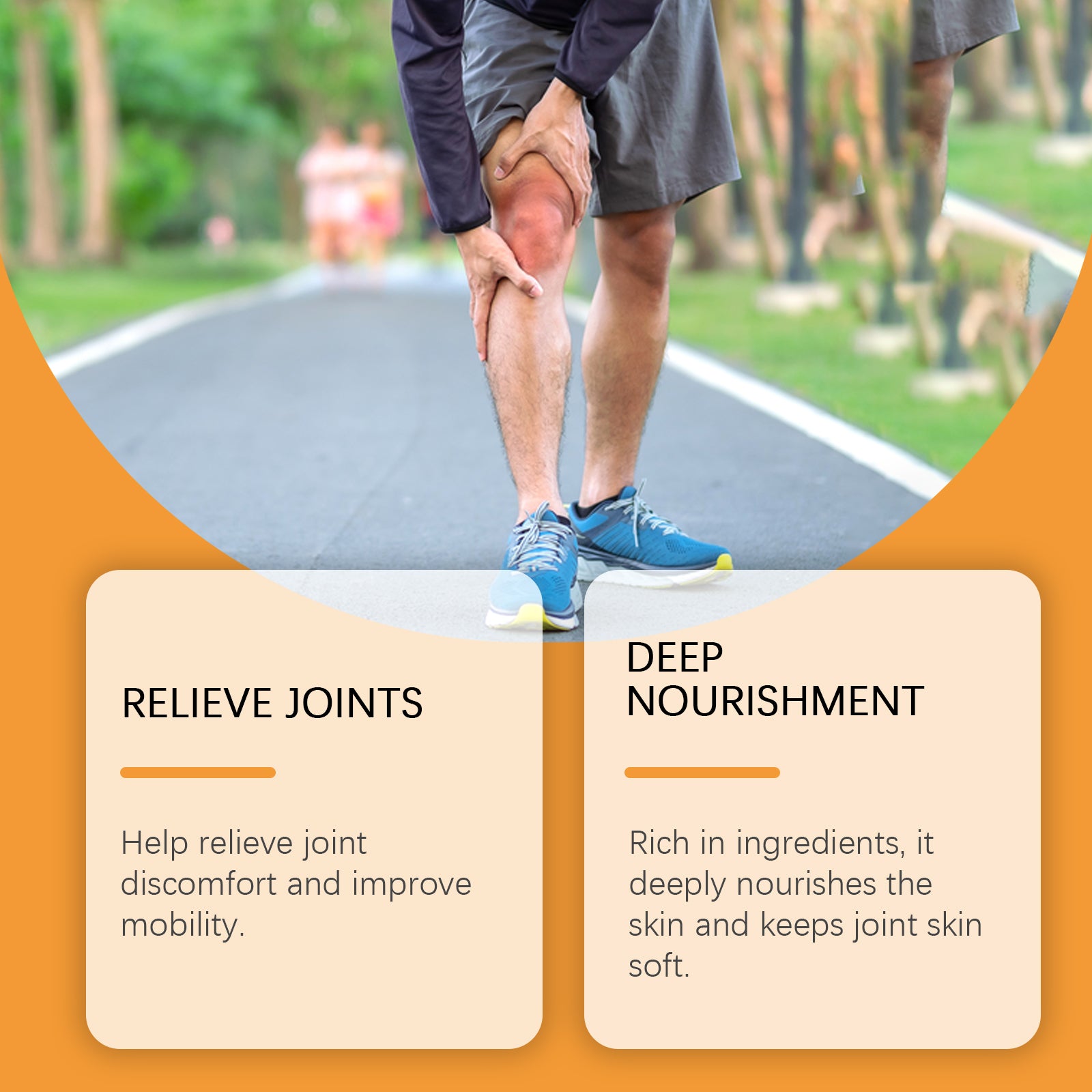 Bee Venom Joint Gel Knee And Foot Joint Daily Body Care Gentle Massage Gel For Topical Use