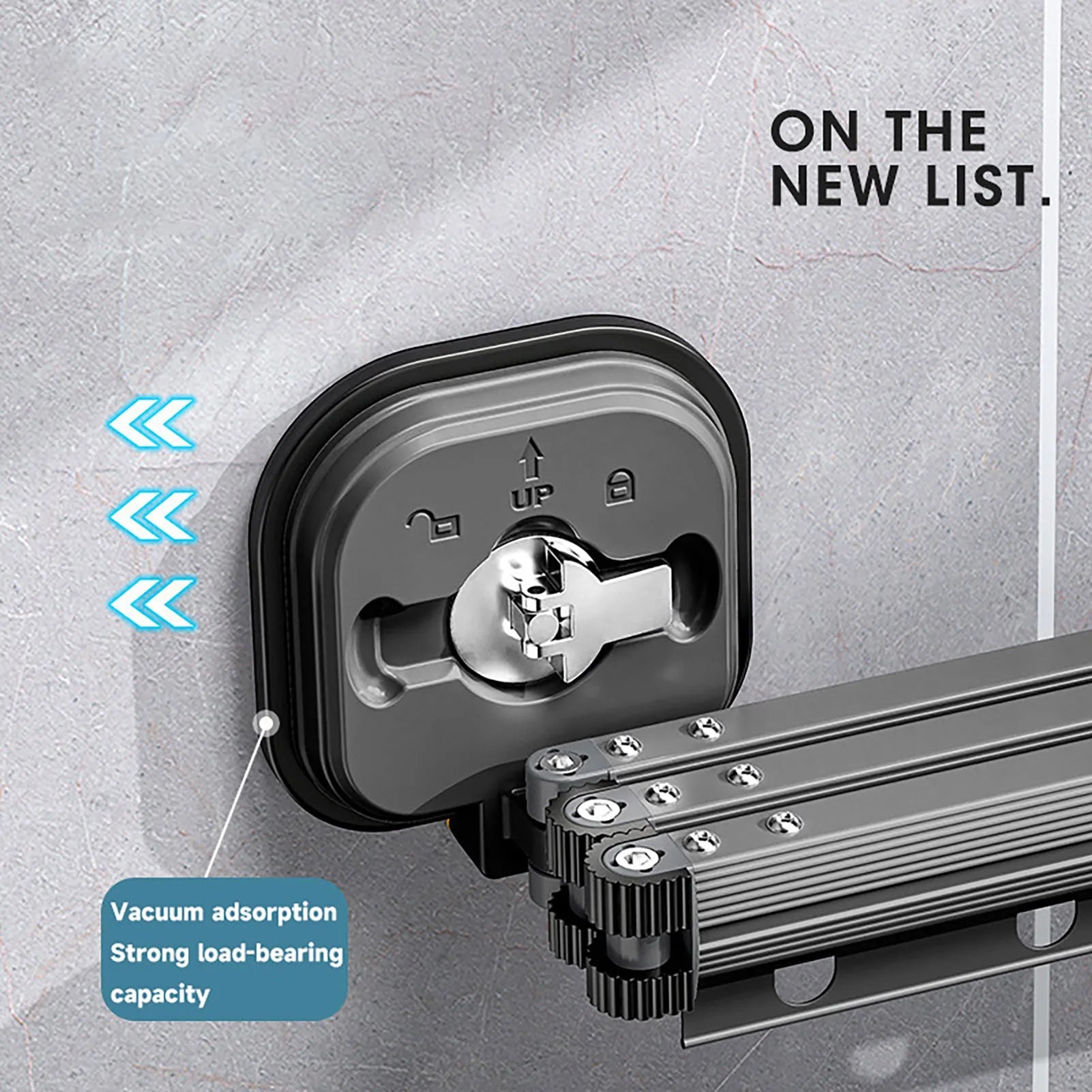 Multifunctional Retractable Fold Away Clothes Drying Hanger Space-Saving Bathrooms Usage