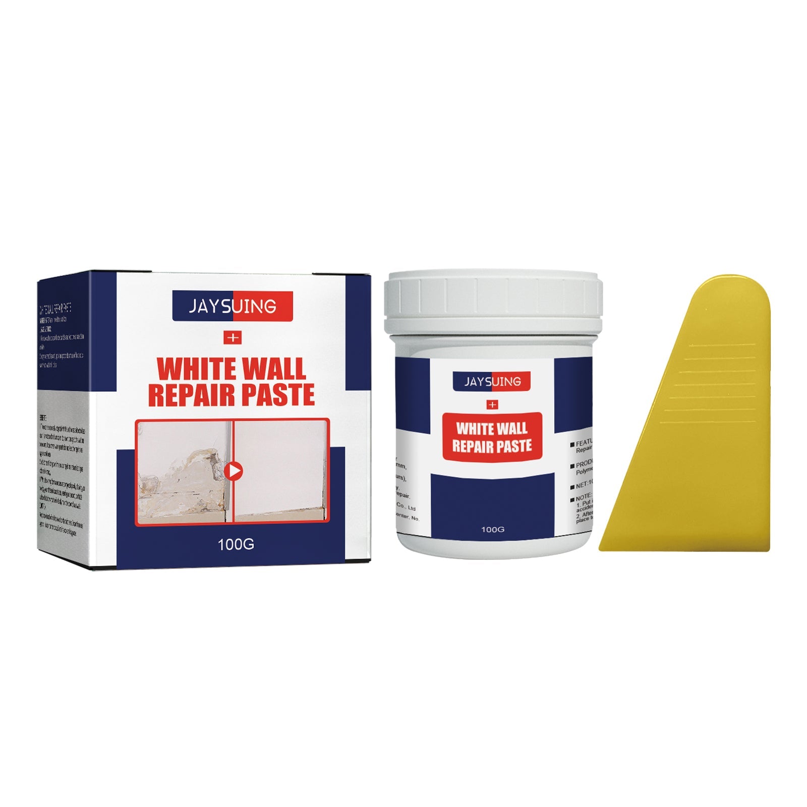 White Wall Repair Paste, Wall Maintenance Renovation Cover Repair Household Wall Repair Paste