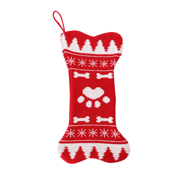 Christmas Decorations Bone Socks Bone Christmas Socks Pendants Christmas Decorations Candy Gift Bags