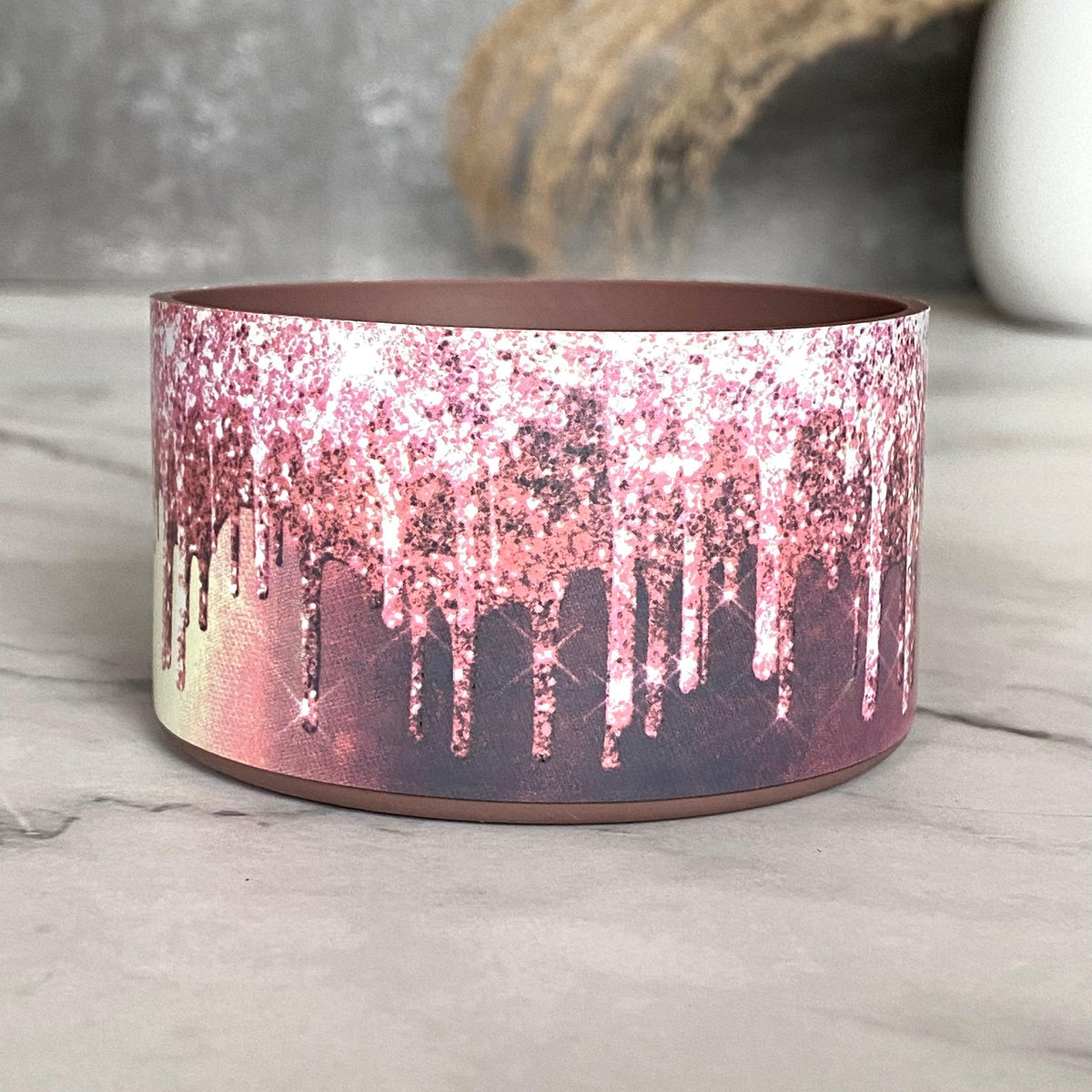 PINK GLITTER DRIP  Boot