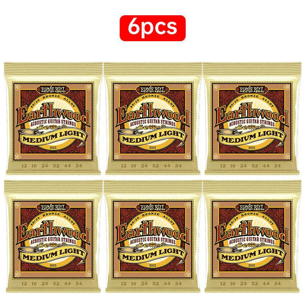 6 sets of Ernie Ball 2003-2008Folk strings，2403-2409classical strings for electric & acoustic guitars