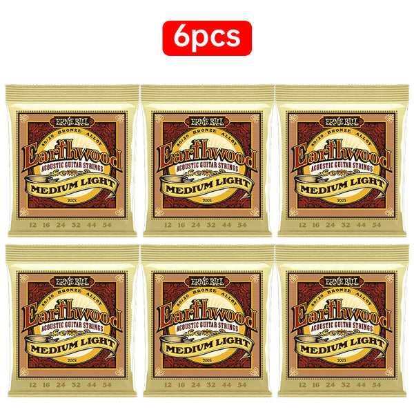 6 sets of Ernie Ball 2003-2008Folk strings，2403-2409classical strings for electric & acoustic guitars