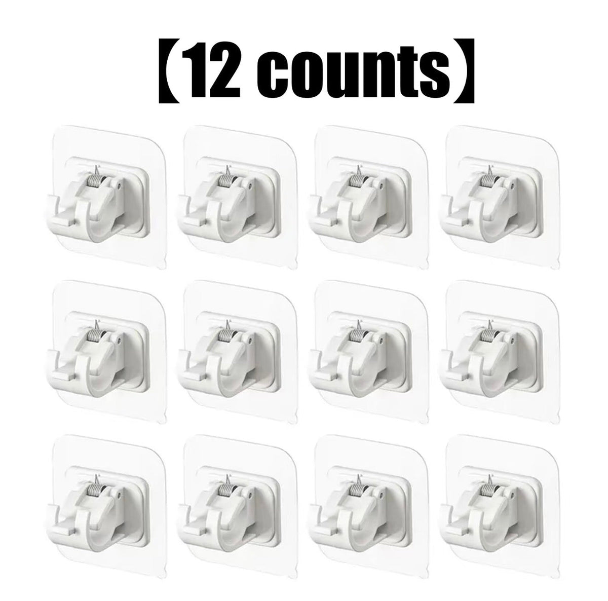 CrystalFix Curtain Rod Hooks Set