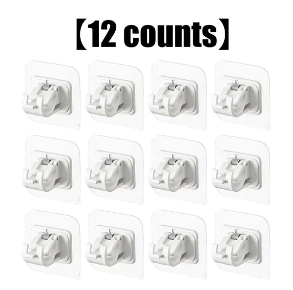 CrystalFix Curtain Rod Hooks Set