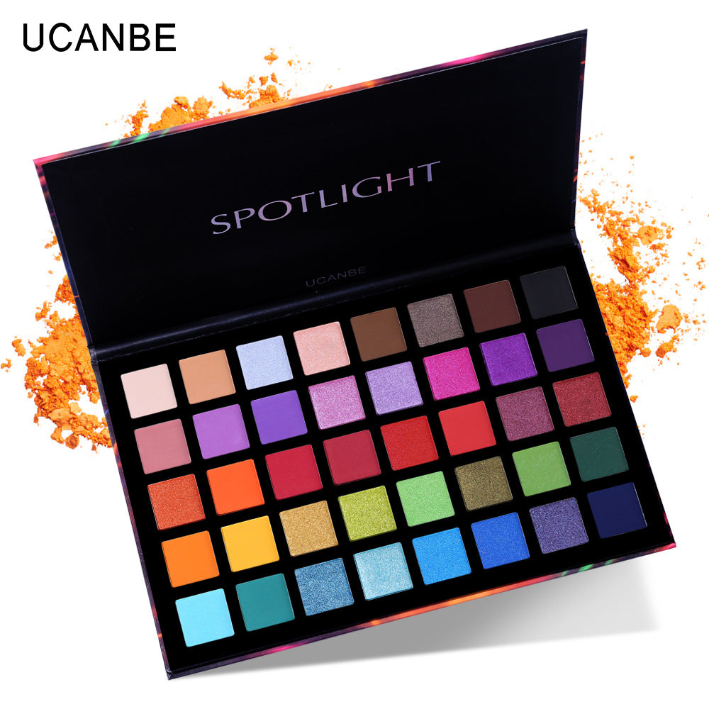 Ucanbe 40 Color Spotlight Eyeshadow Palette Shimmer Matte Color Eyeshadow Palette