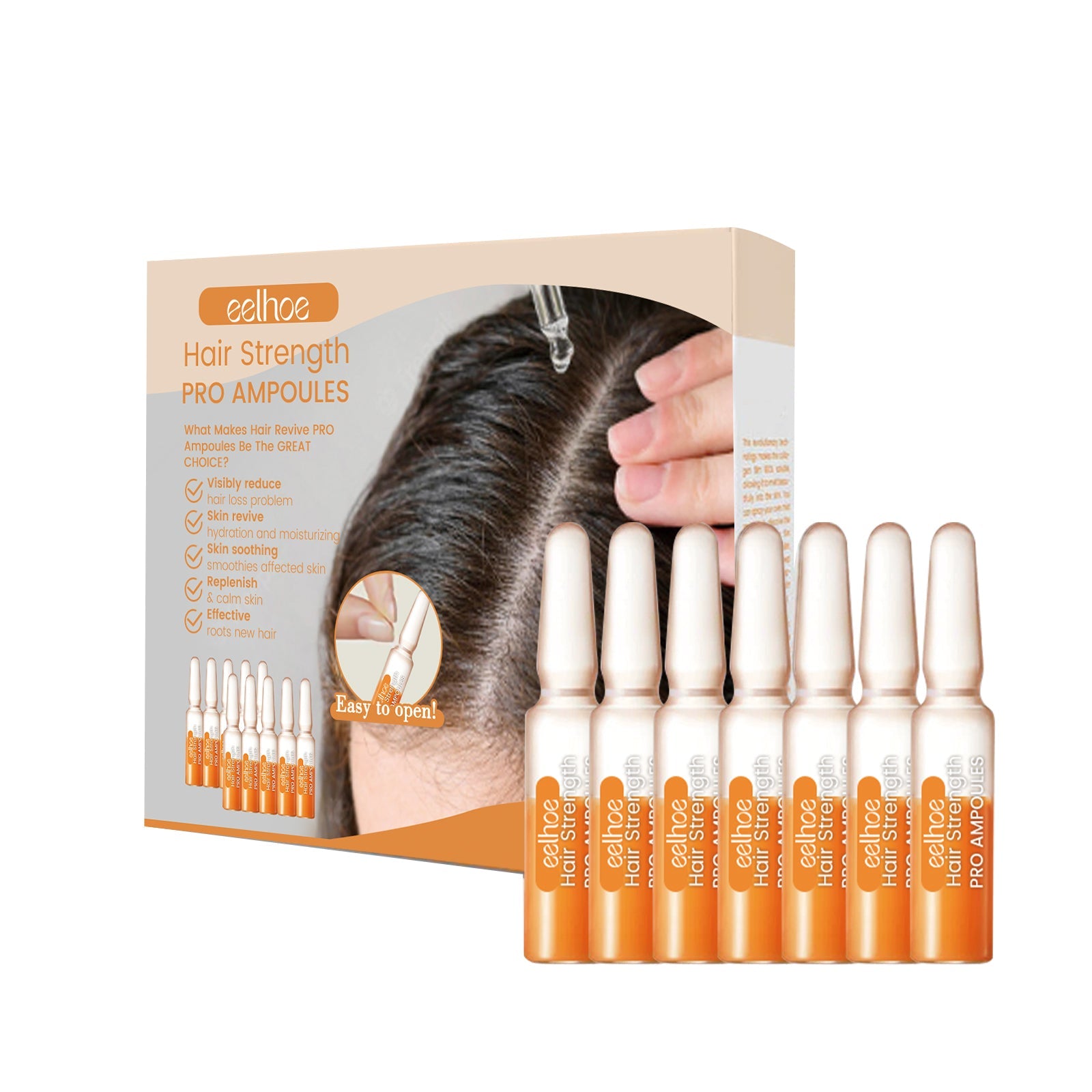 Mypa Ampoule, Strengthen And Repair Hair, Prevent Hair Loss, Strengthen Hair Root And Thicken Hair And Scalp Massage Solution
