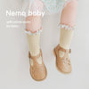 New Girls Socks Combed Cotton Korean Style Baby Socks Chiffon Floral Princess Lace Mid Tube Socks