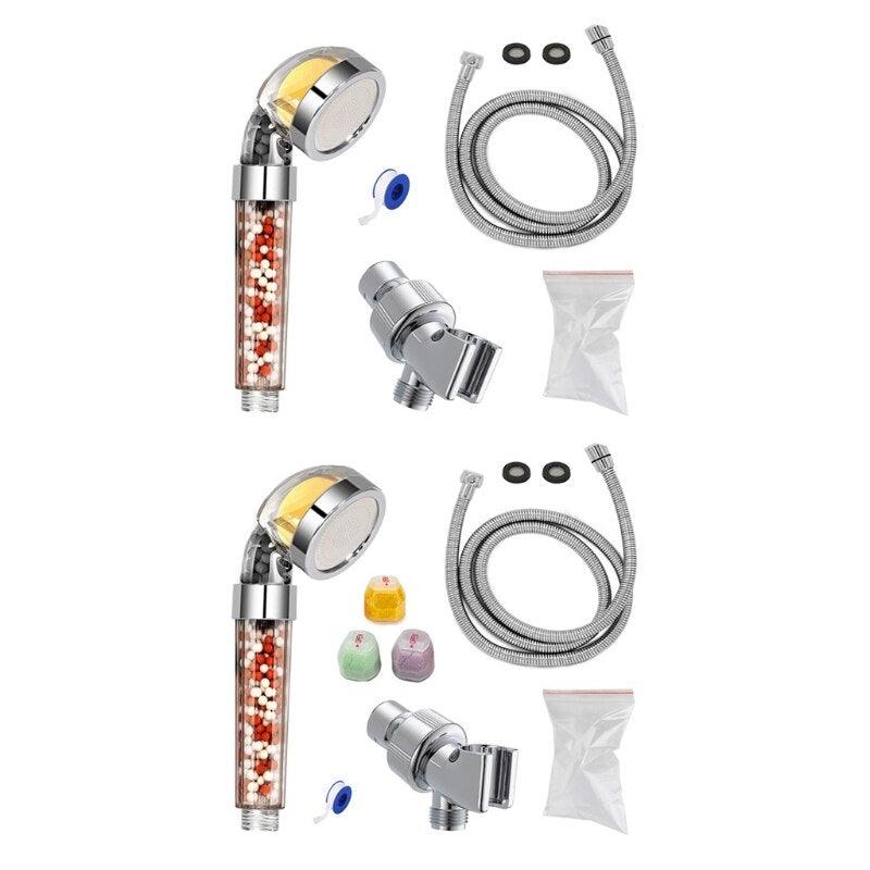 Fragrance Anion Shower Nozzle Set Adjustable Quick Connection Removable Sprinkler Basin Bathing Tub Fountain Home