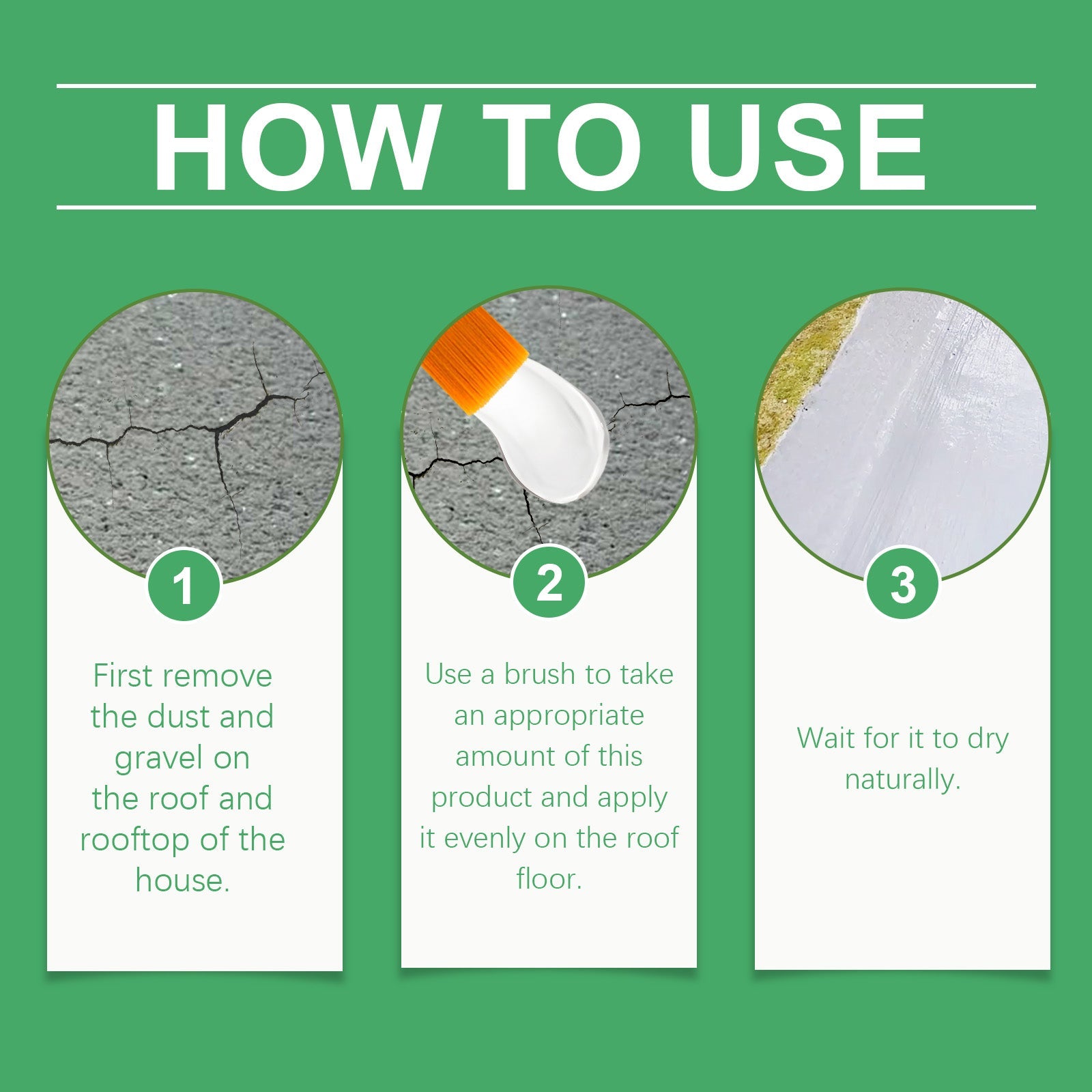 Weather-resistant roof sealing waterproof coating, home tile floor cracks waterproof and leakproof repair