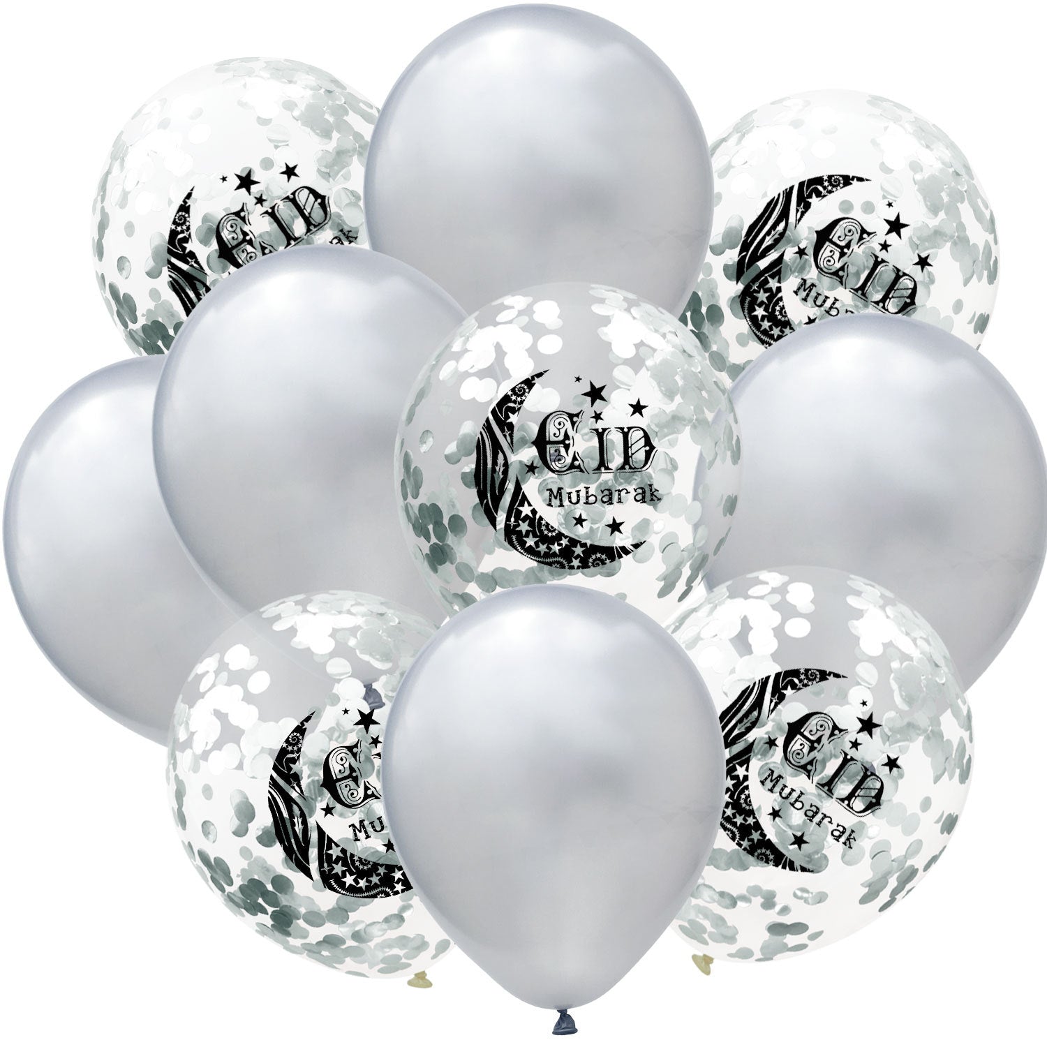 Moon Castle Party Celebrates Latex Balloon Transparent Paper Shard Glitter Balloon Set