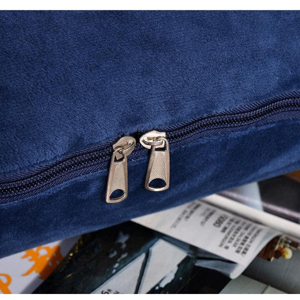 2 in 1 Flannel Cushion Blanket car sofa lumbar throw pillow air conditioning blanket foldable patchwork quilt blanket Bedding
