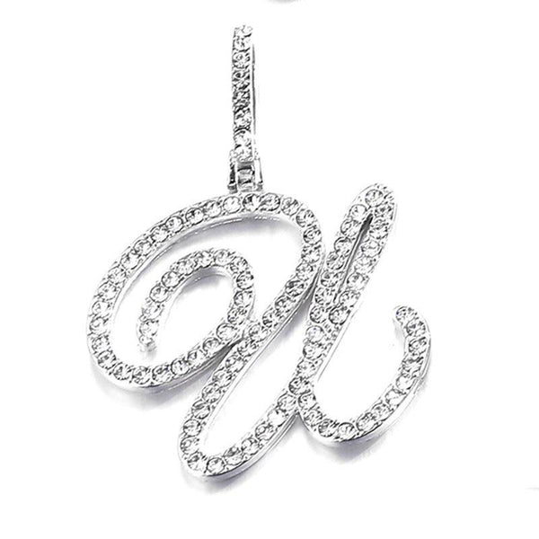 Hip hop accessories grass letter pendant melon seed buckle Cuban chain accessory