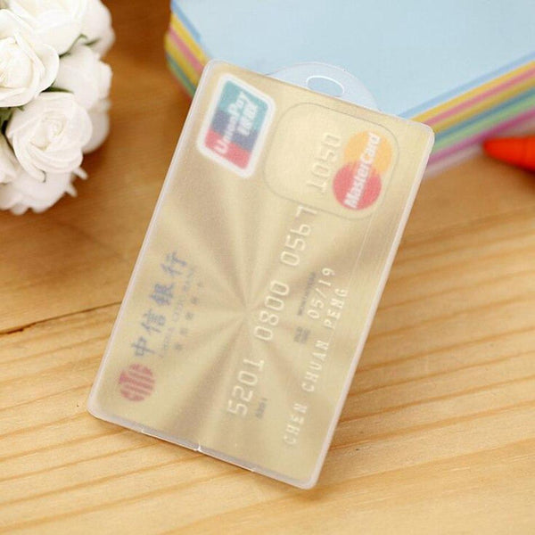 5pcs Waterproof PVC Card Holder Credit Student Transparent ID Cards Passport Business Bancaire Bank Card Cardholder