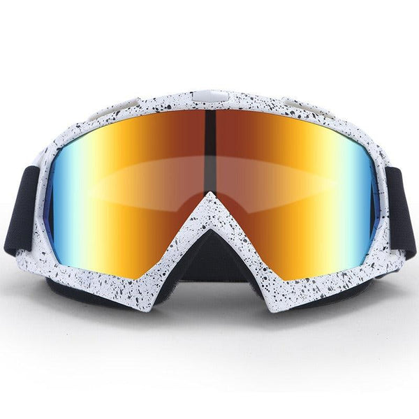 Outdoor Motorcycle Goggles Sheet Face Mask Outdoor Riding Windproof Dust Skiing Cross Country Helmet Goggles