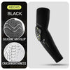 Honeycomb joint anti-collision basketball sports arm protection cycling outdoor running elbow protection - Black / M