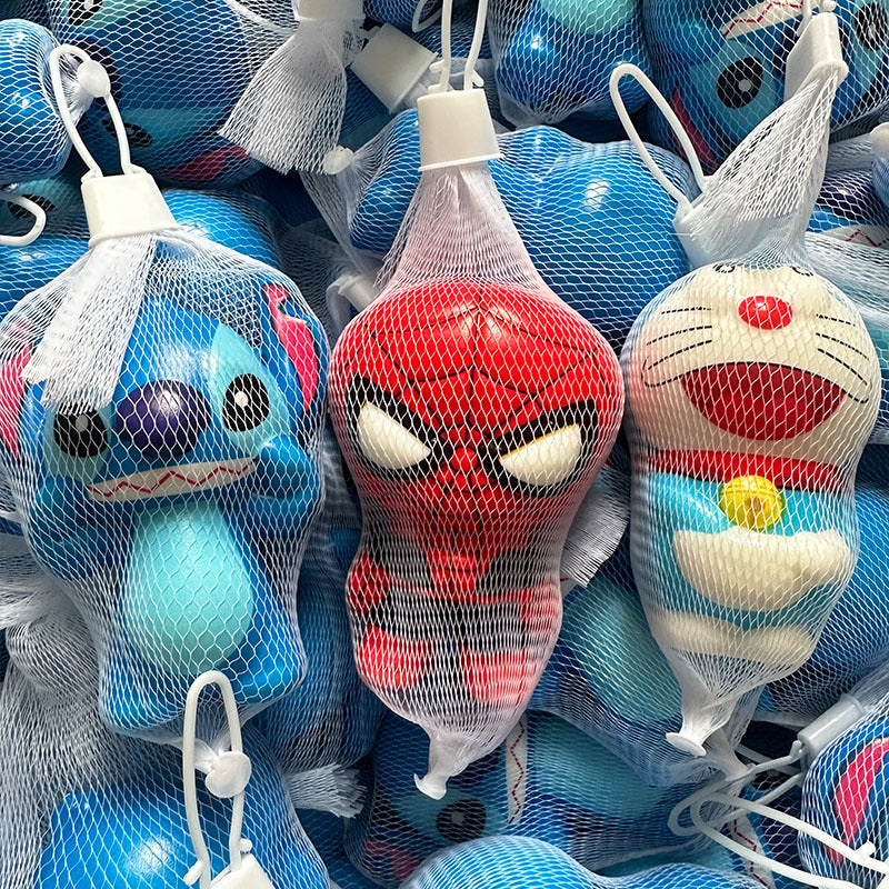 Netbag Egg Boy Party Pinch Music Stress Relief Toy Slow Rebound Ventilatory Artifact Cartoon Stress Relief Student Small Gift Item