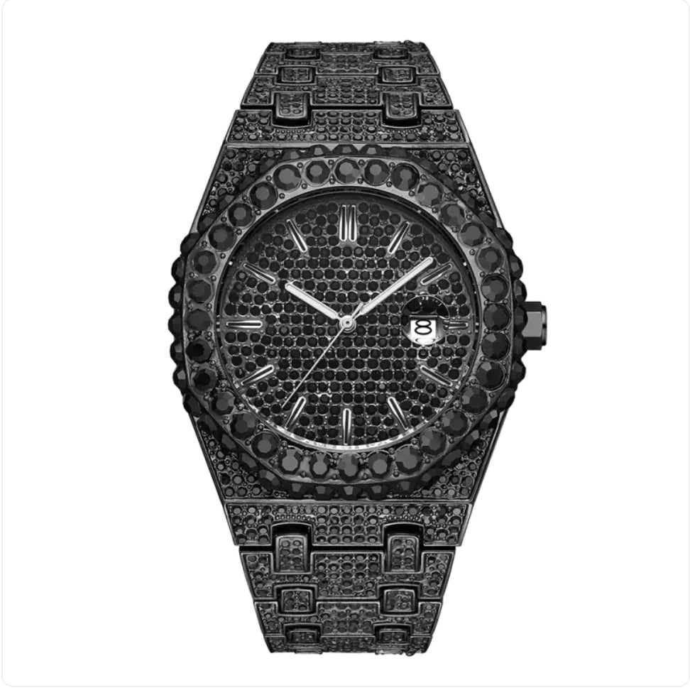 Men's  Starry Diamond Quartz Watch