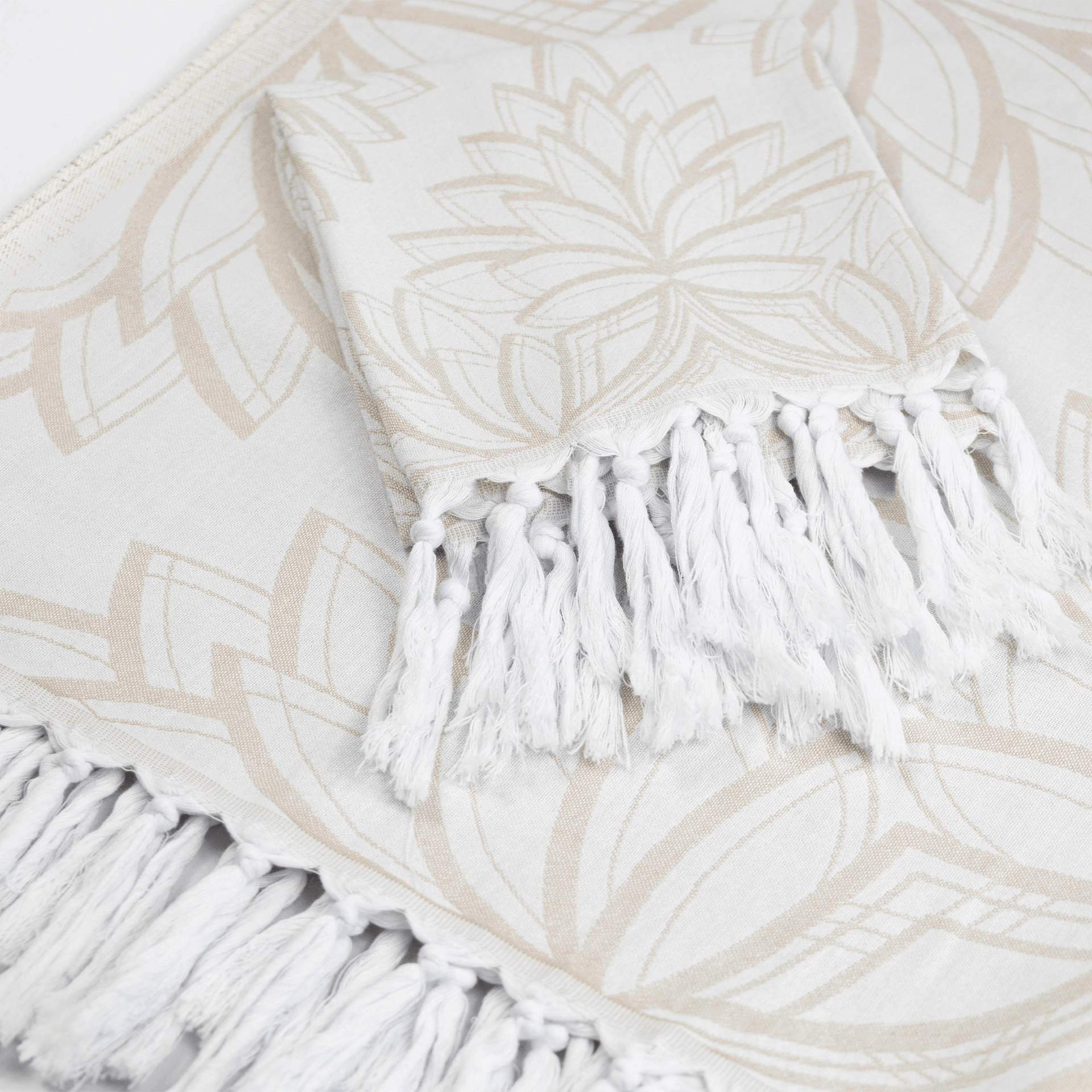 Turkish Towel | Body Towel | Oat + White