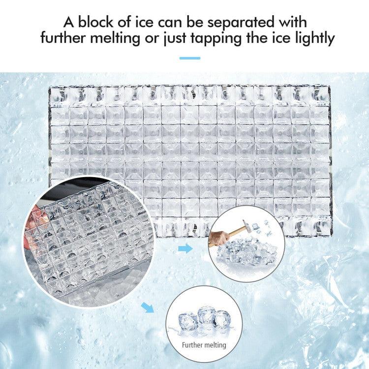 Compact Stainless Steel Ice Maker