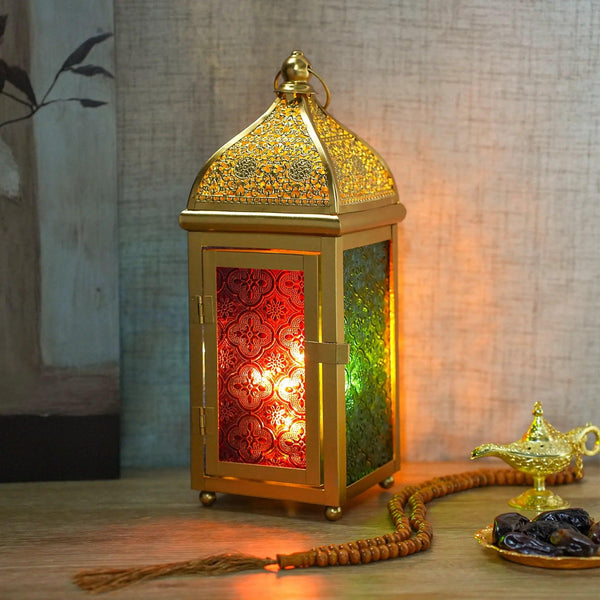 Gold Moroccan Lantern 12