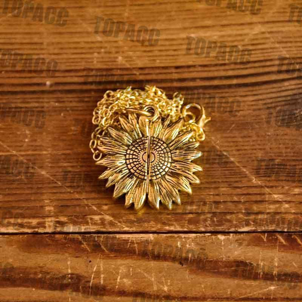 Sunflower Necklace - Gifts for You 'n Me