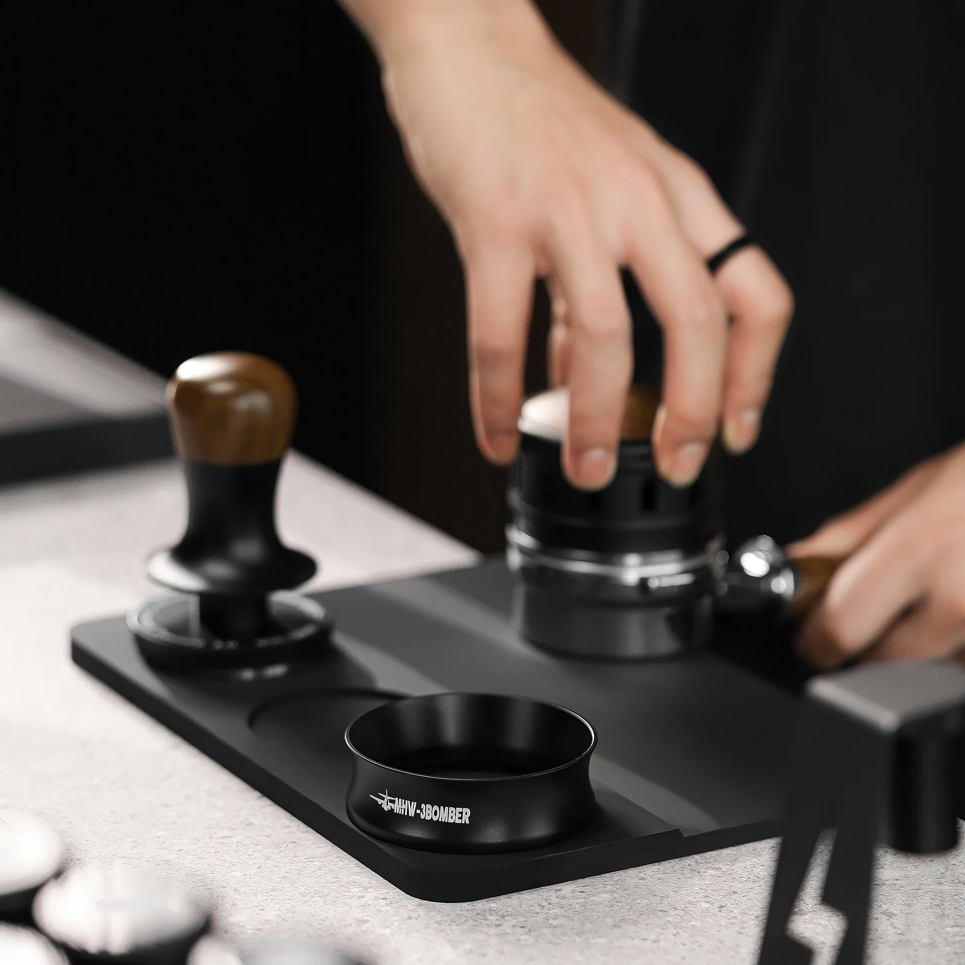 Espresso Magnetic Dosing Ring Aluminum Alloy