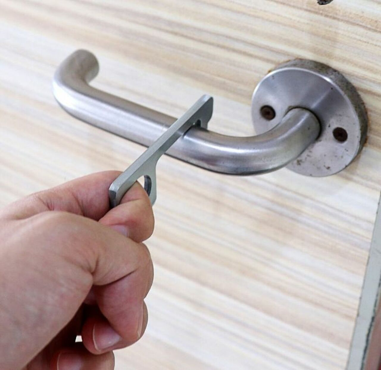 4-Pack Stay Safe Germ-Free Key