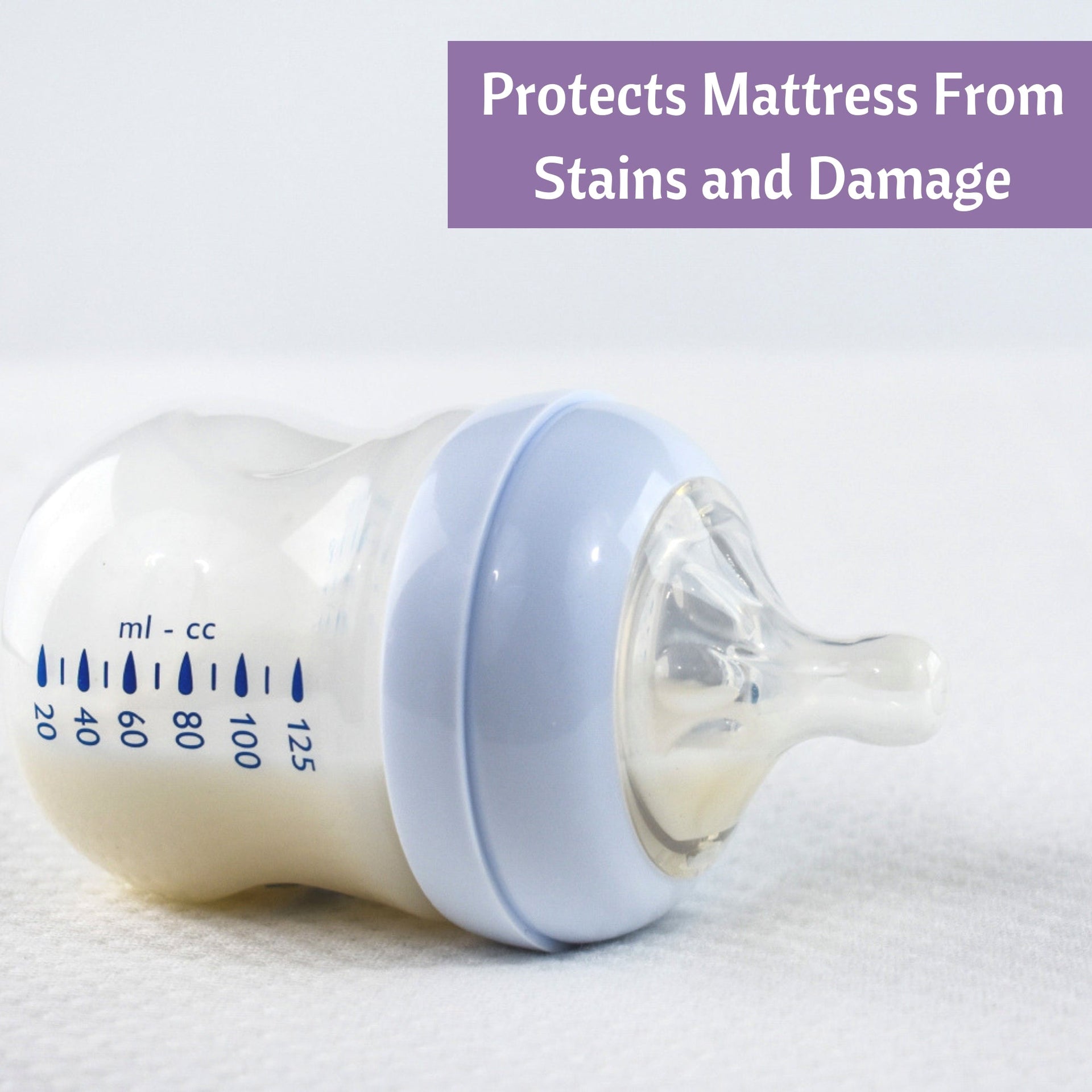 Bamboo Jacquard Cot Bed Mattress Protector 70x140cm