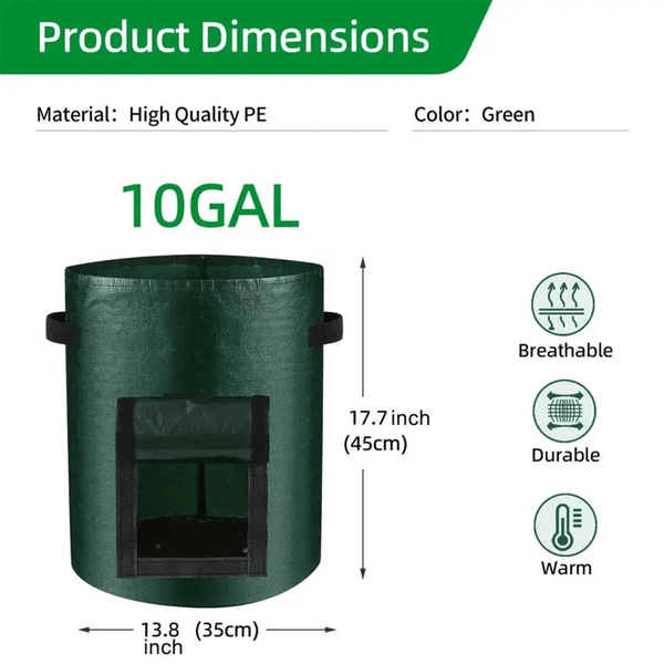 5 PCS Vegetable Grow Bag Planting Bags