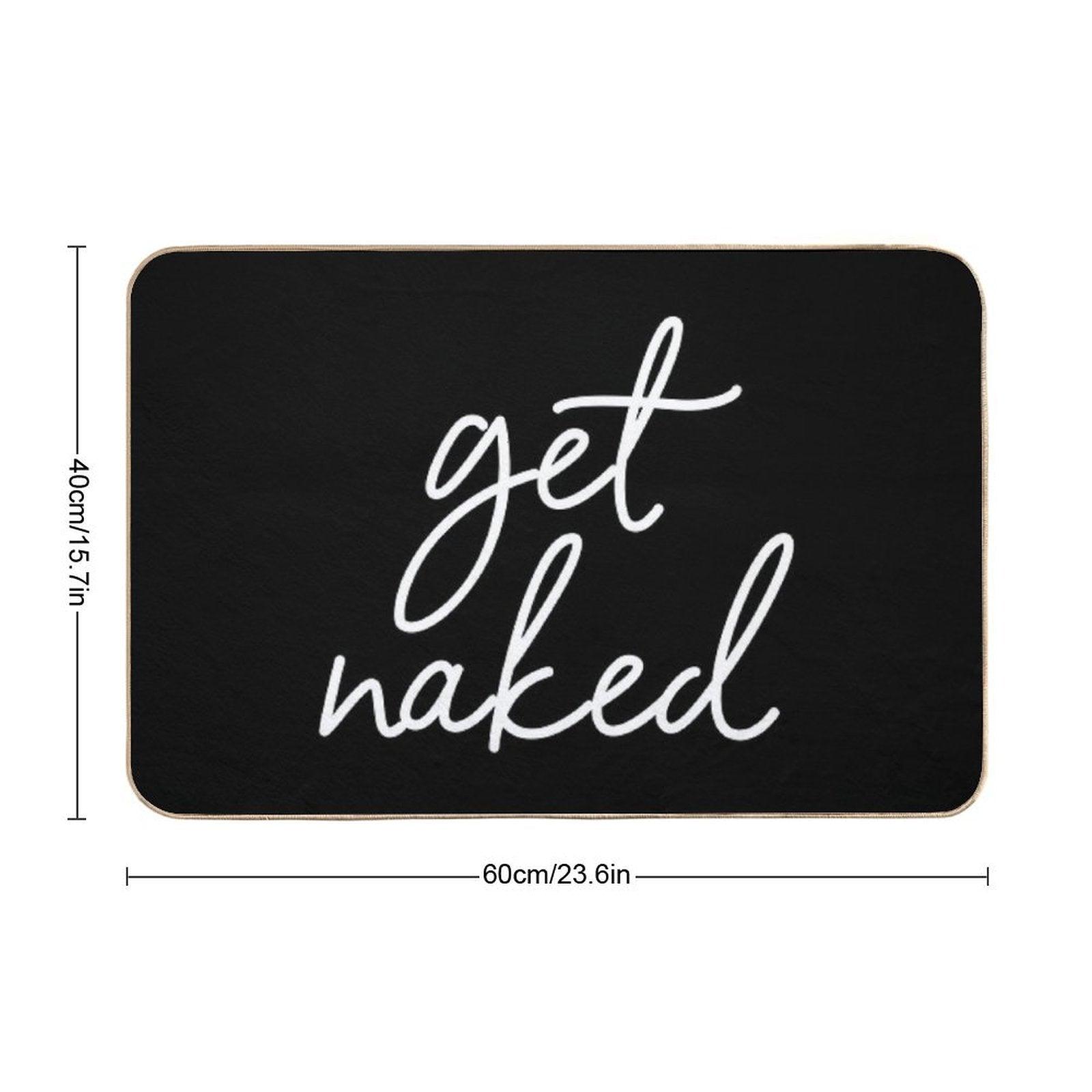 Get Naked - Bathroom Decor Bath Mat