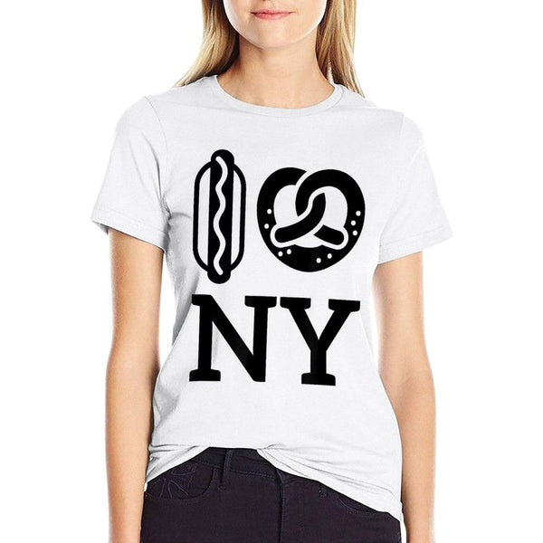 Hot Dog Soft Pretzel New York City NYC  Classic T-Shirt