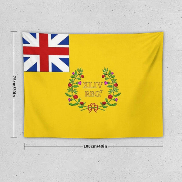Napoleonic British Flag of The South Essex 1st Battalion of Foot Tapestry
